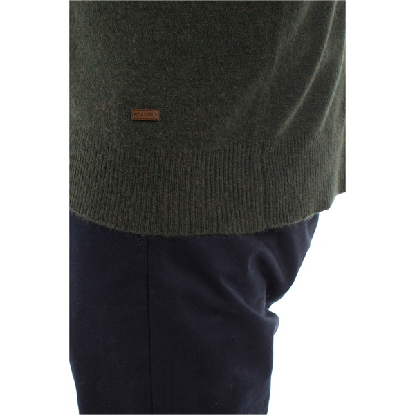 Dubarry Mens Mullen Half Zip Crew Sweater Olive