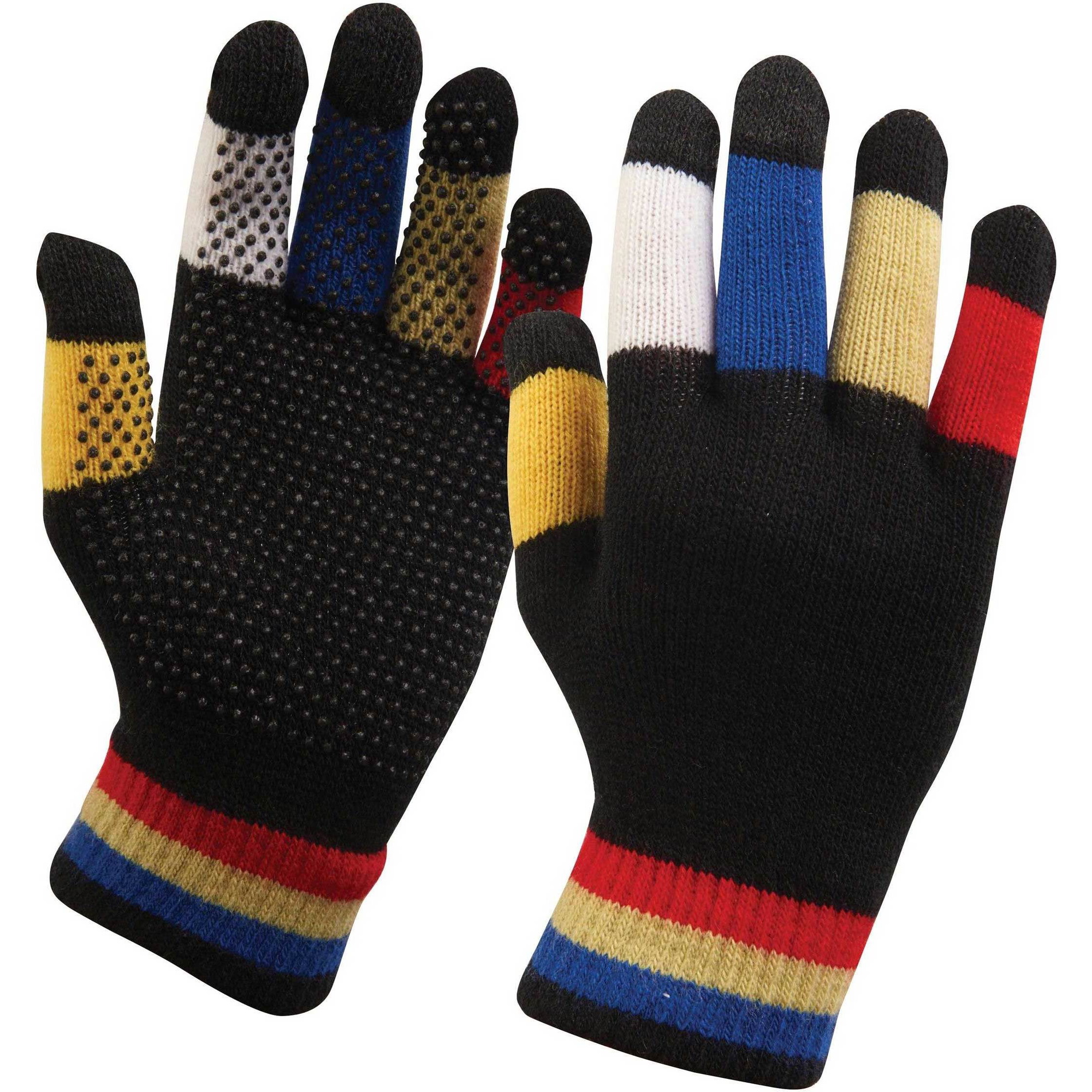 Dublin Childrens Pimple Grip Riding Gloves 382202 - Black Multi