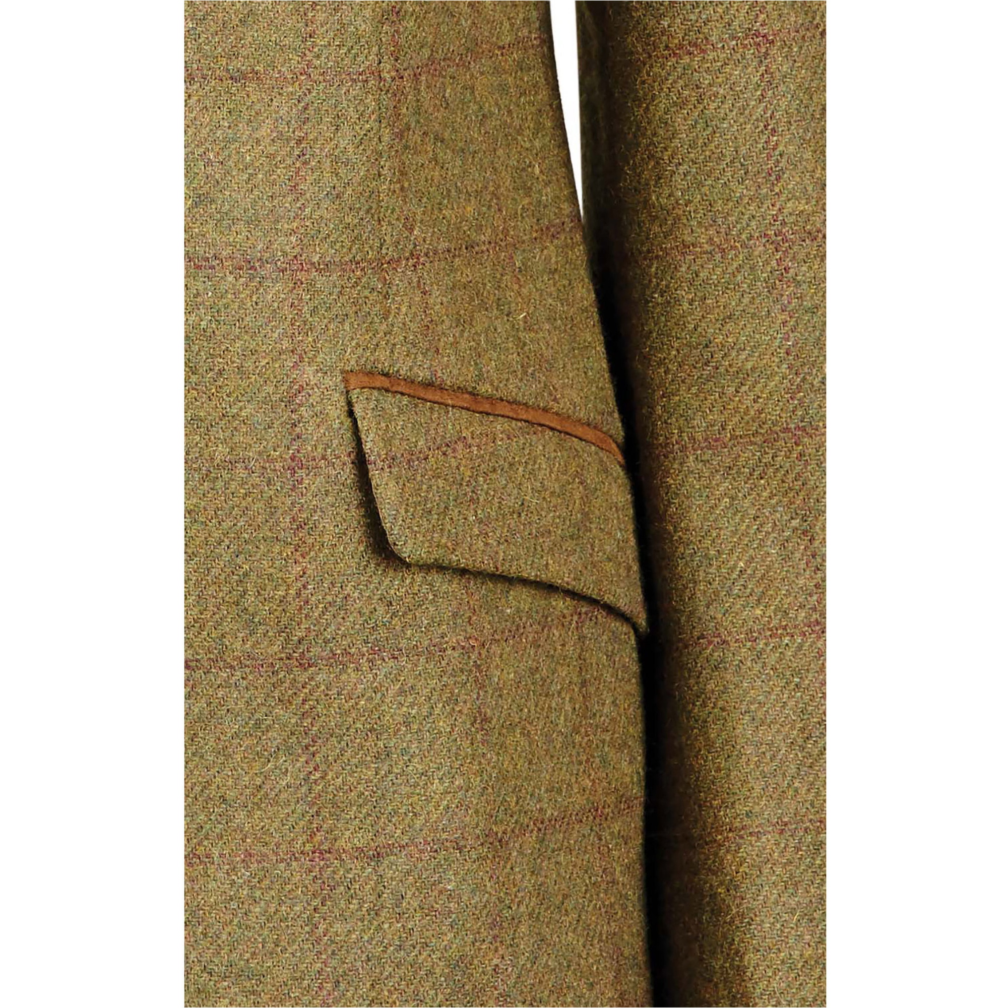 Dublin Womens Albany Tweed Suede Collar Tailored Riding Jacket 100176500 - Brown