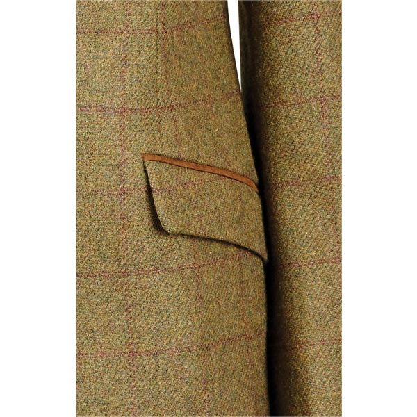 Dublin Womens Albany Tweed Suede Collar Tailored Riding Jacket 100176500 - Brown