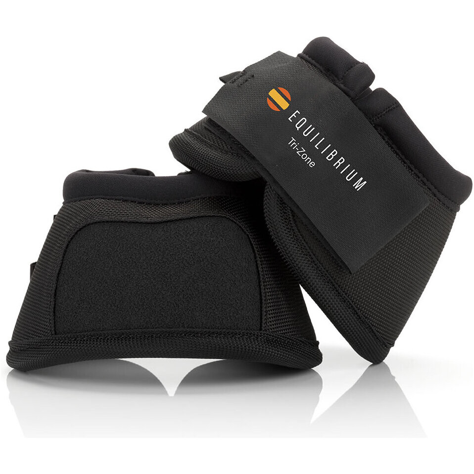 Equilibrium Tri-Zone Over Reach Boots Black