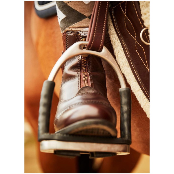 Mountain Horse Womens Aurora Front Zip Paddock Boots Brown