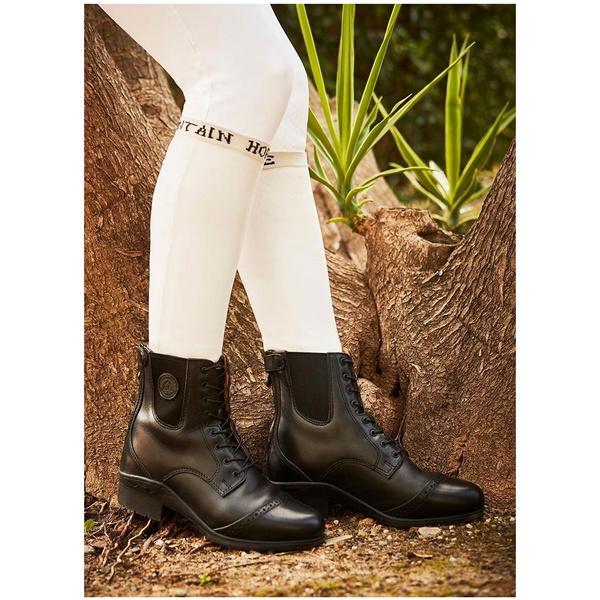 Mountain Horse Womens Aurora Lace Paddock Boots Black