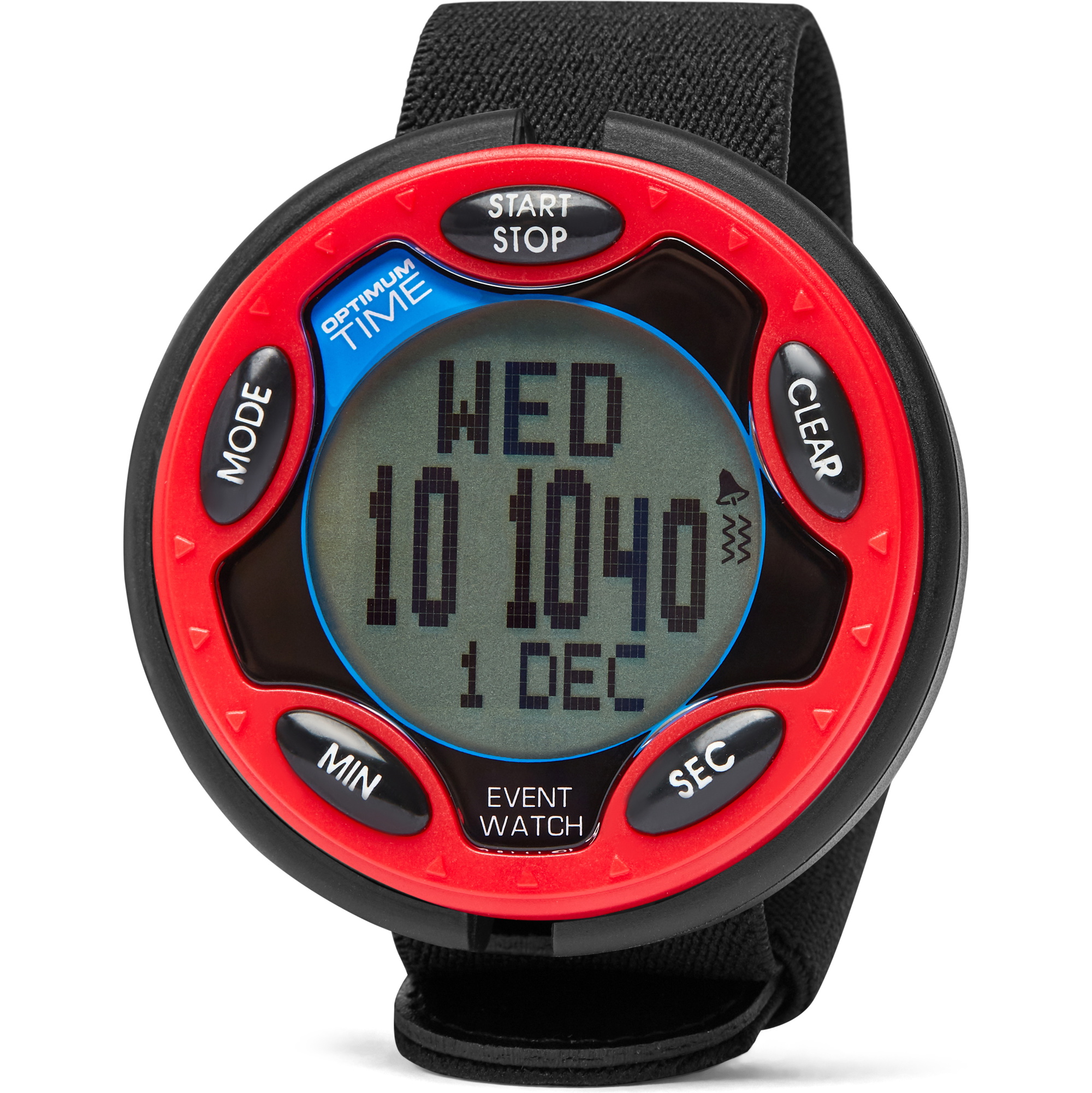 2026 Optimum Time OE Series 14R Rechargeable Jumbo Event Watch OE1466R - Red