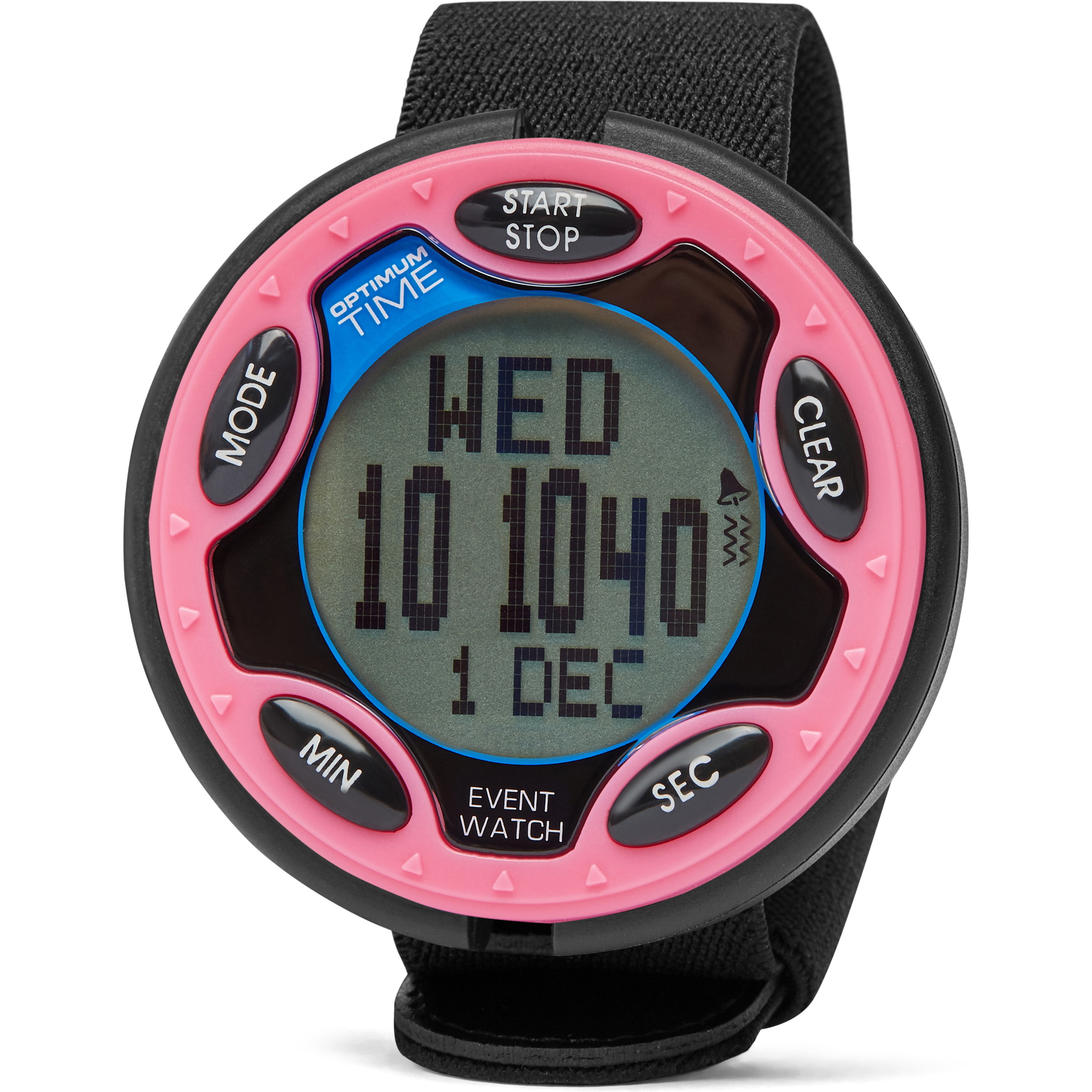 2026 Optimum Time OE Serie 14R Wiederaufladbar Jumbo Event Uhr OE1469R - Pink