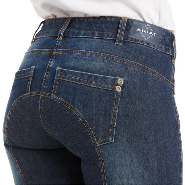 Ariat Womens Halo Denim Full Seat Breech 10035312