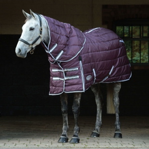 Weatherbeeta Comfitec Channel Quilt II Medium Detach - A - Neck Rug - Maroon