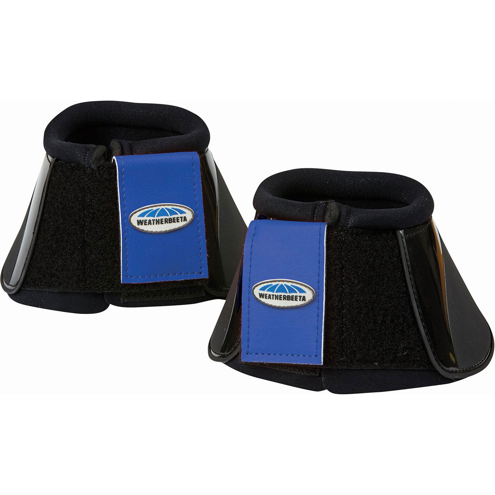 Weatherbeeta Impact Bell Boots 1000695 - Noir / Bleu Royal