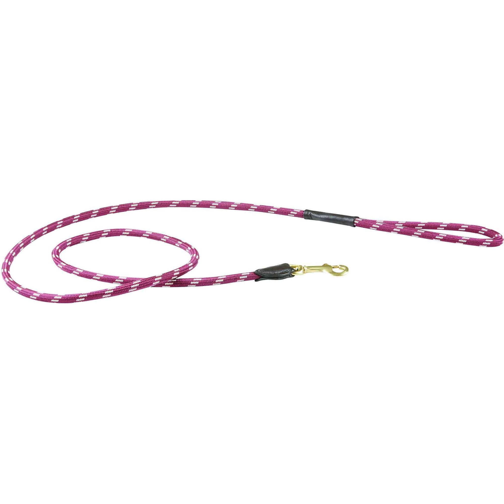 Eta Rope Weatherbeeta Rope Leather Dog Lead 1001701 - Burgundy - Dogs | The ...