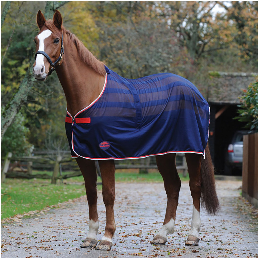 Weatherbeeta Standard Neck Scrim Cooler Rug 6545 - Navy