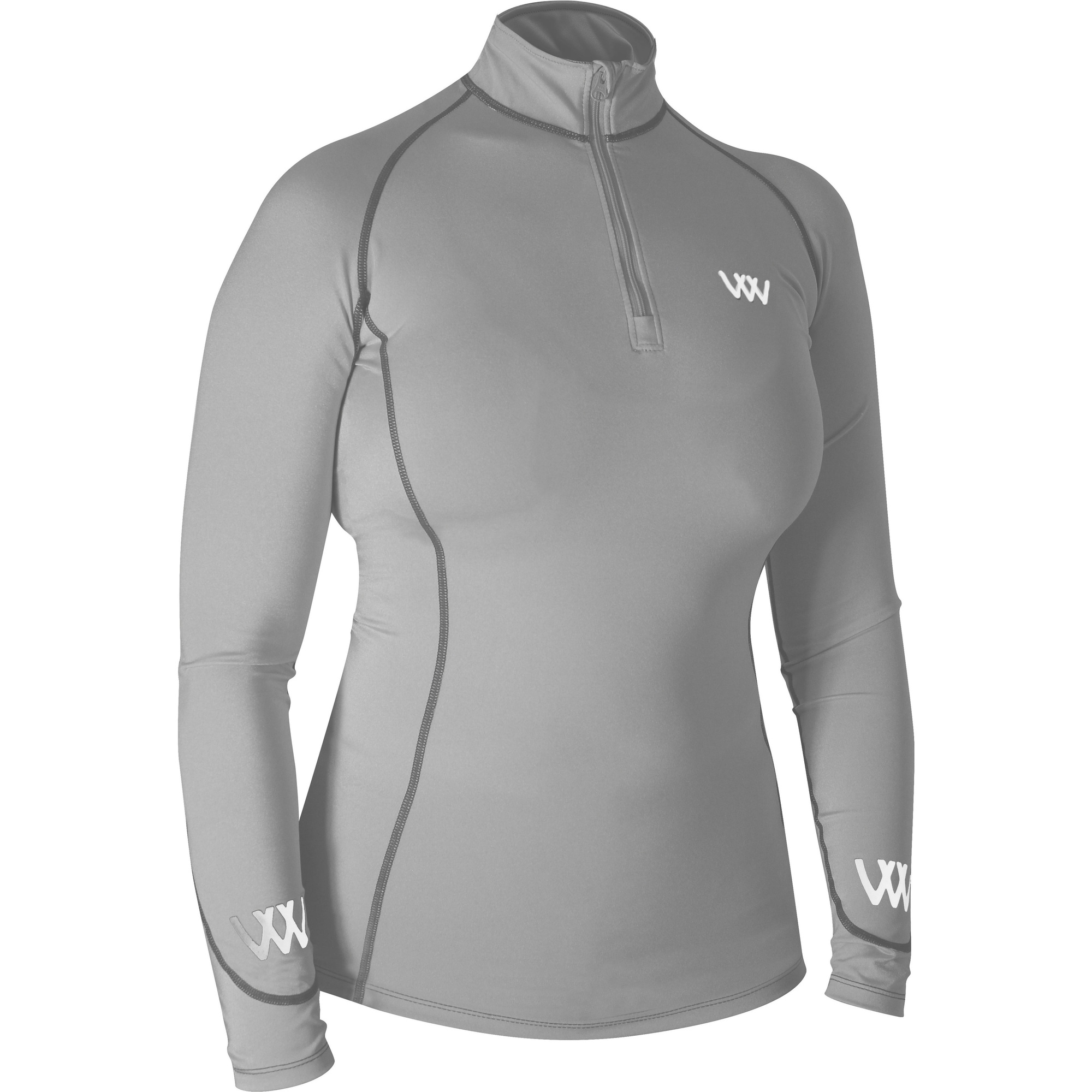 Woof Wear Chemise D'équitation De Performance Pour Femmes - Acier Brossé