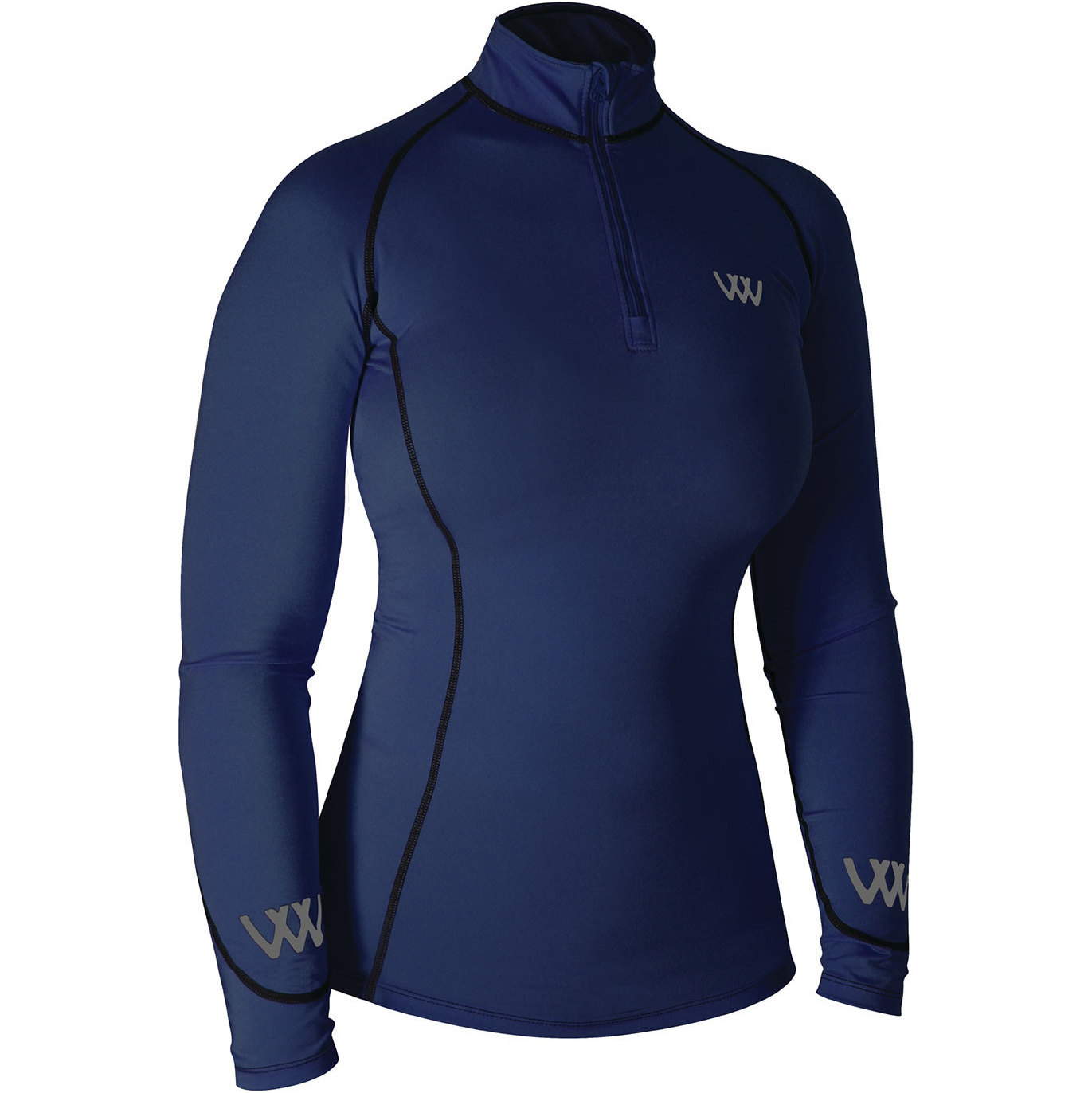 Woof Wear Damen Performance Reitshirt Wa0001 - Navy