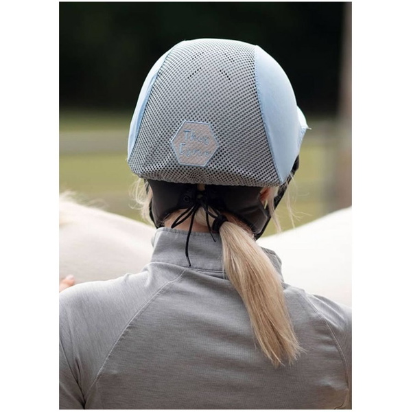 Charles Owen Esme JS1 Pro Riding Skull & Headband - Baby Blue