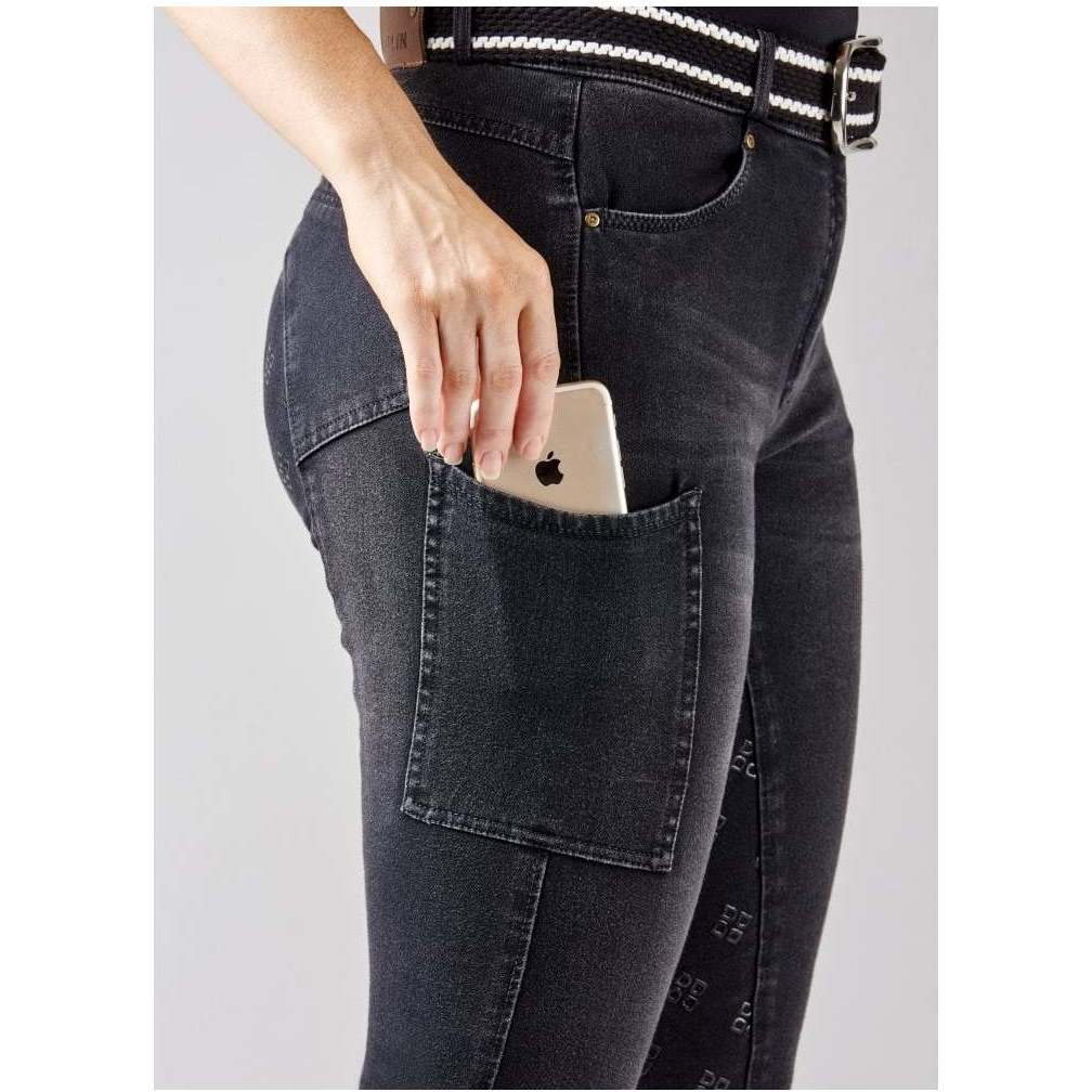 Dublin Damen Shona Full Grip Silikondruck Denim Brüche 10029960 - Ash