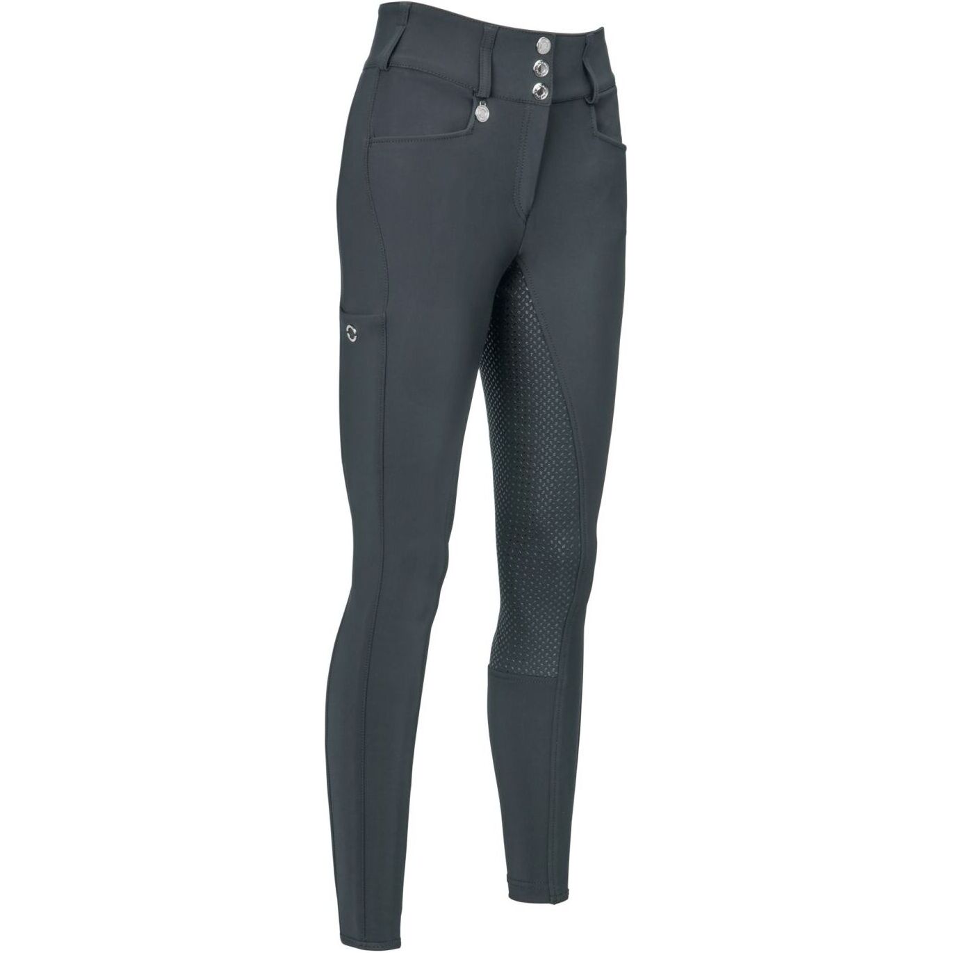 Pikeur Womens Candela Highwaist Grip Full Seat Riding Breeches 143906 - Deep Grey