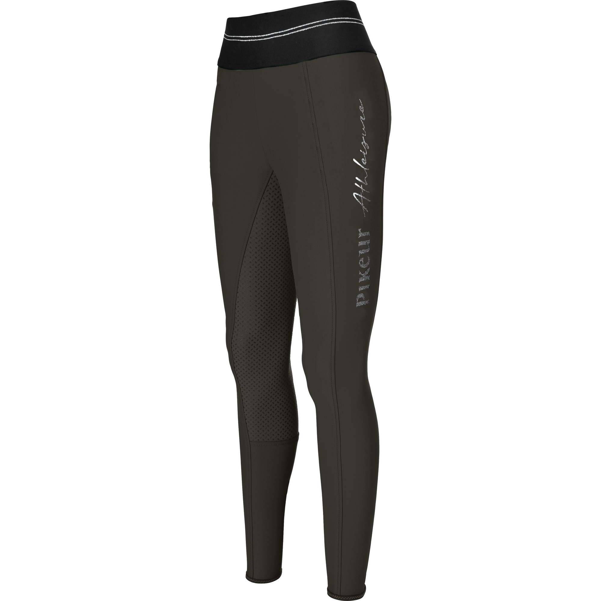 2022 Pikeur Womens Gia Athleisure Full Grip Breeches 245806 486 275 - Black Olive