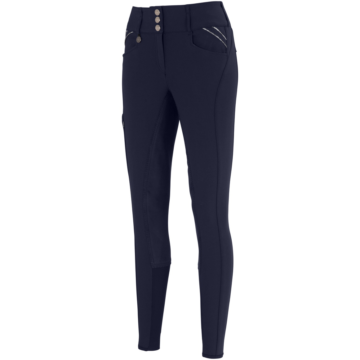 2022 Pikeur Womens Candela Glamor Gr FullSeat Patches 143936 479 390 - Night Blue