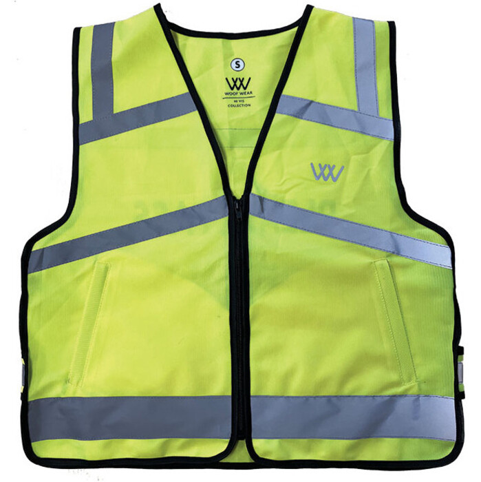 2024 Woof Wear Hi Vis Riding Vest VZ - Hi Viz Yellow