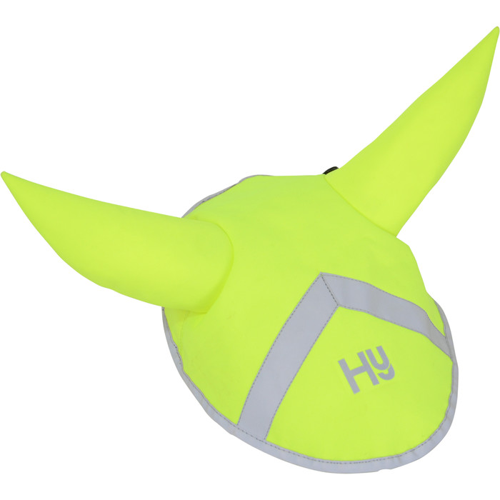 2022 Hy Equestrian Reflector Ear Bonnet 1312 - Yellow