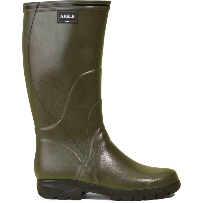 2020 Aigle Mens Tancar ISO Pro Wellington Boots 36438 - Kaki - Country Sports | Drillshed
