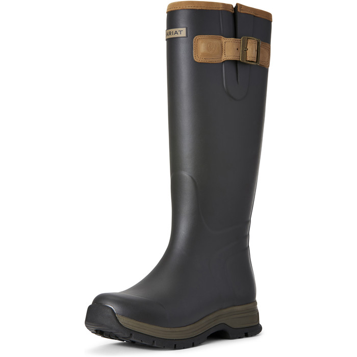 2022 Ariat Womens Burford Waterproof Rubber Boots 10027339 - Brown