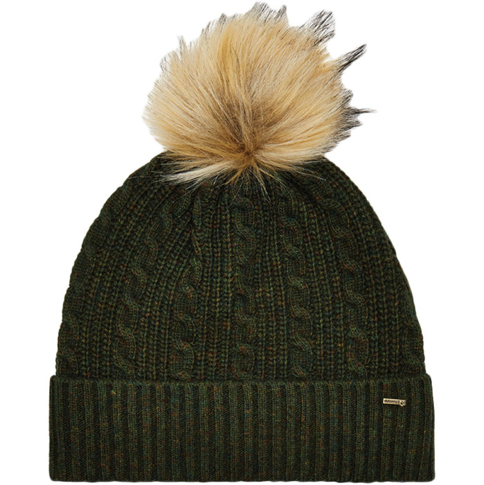 2021 Dubarry Womens Bruff Bobble Hat 9862 - Olive