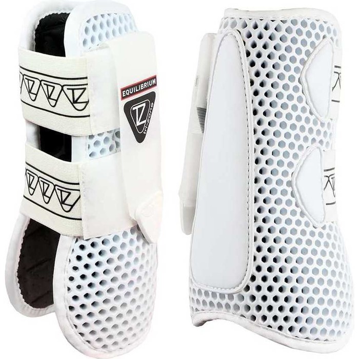 2022 Equilibrium Tri-Zone Open Fronted Tendon Boots 2885 - White