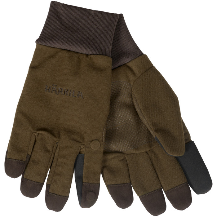 2022 Harkila Retrieve HWS Gloves 190109178 - Dark Warm Olive