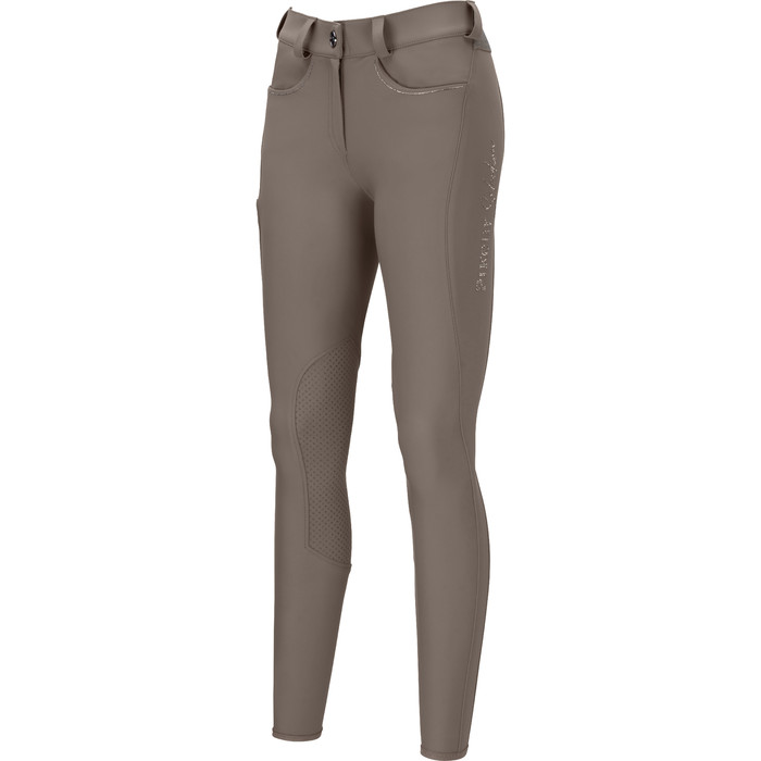 2021 Pikeur Womens Nia Selection Grip Breeches 1432 - Taupe