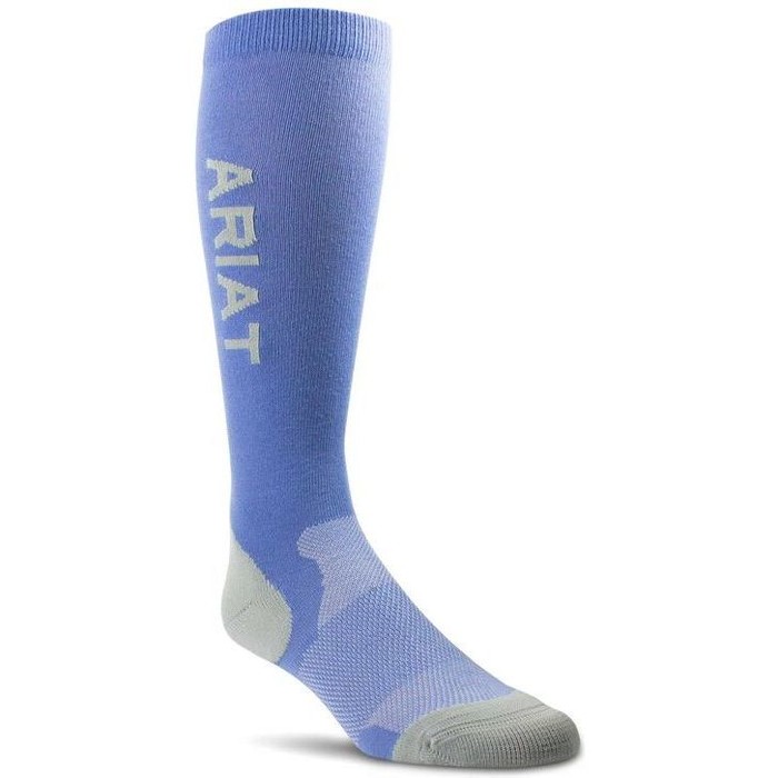 2022 Ariat Ariattek Performance Socks 10040225 - Blue / Grey