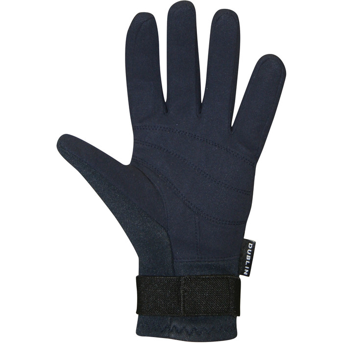2022 Dublin Neoprene Riding Gloves 8106 - Navy