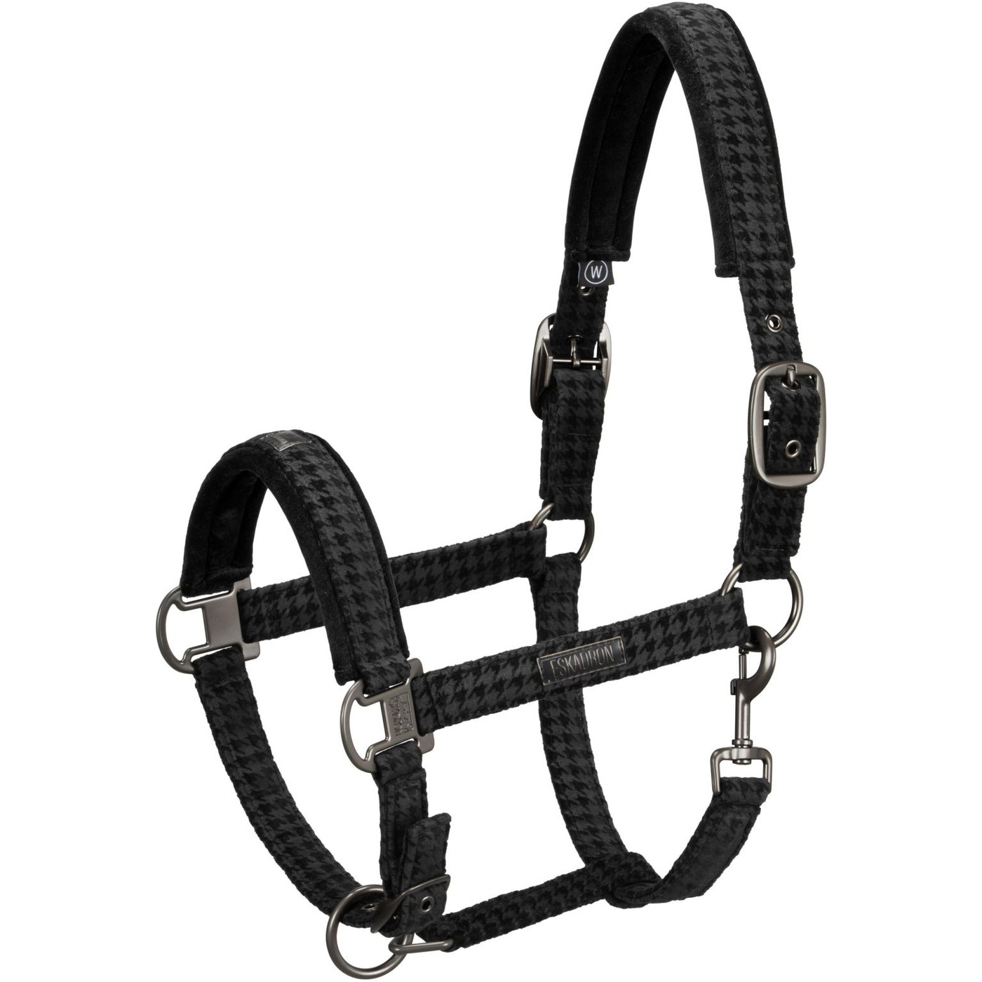 2022 Eskadron Double Pin Velvet Stamp Headcollar 420173836 - Black ...