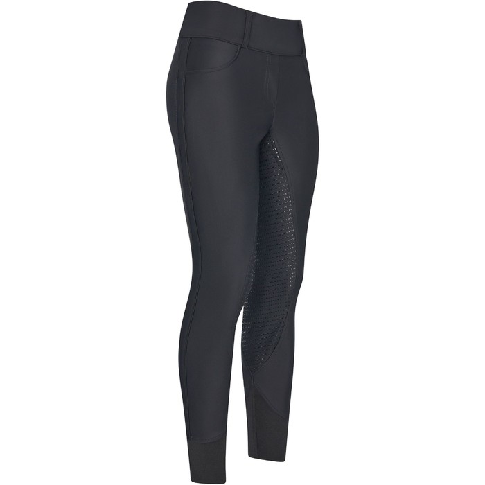 2022 HV Polo Womens Isabell Fullgrip Riding Tights 201093455 - Black