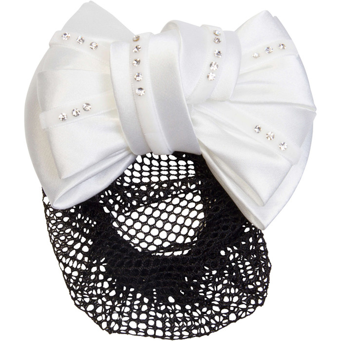 2022 Imperial Riding Womens Hairbow with knot net KL63500000 - White