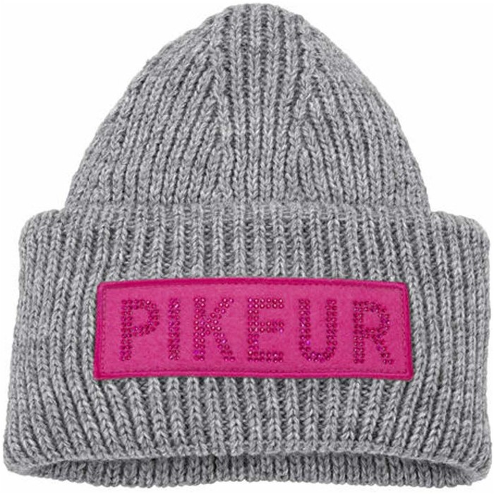 2022 Pikeur Mutze Logo Hat 285200 312 240 - Grey Melange