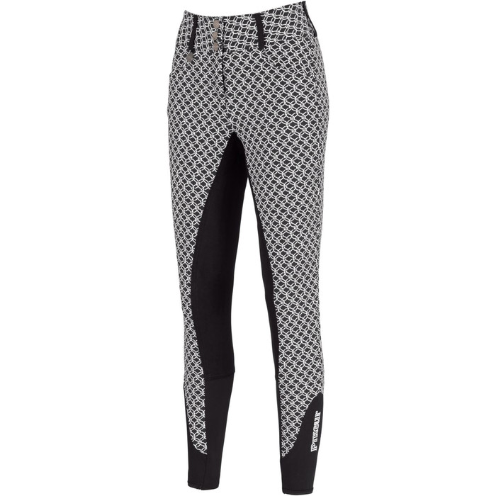 2022 Pikeur Womens Candela Print Full Patches 141747 - Black / White