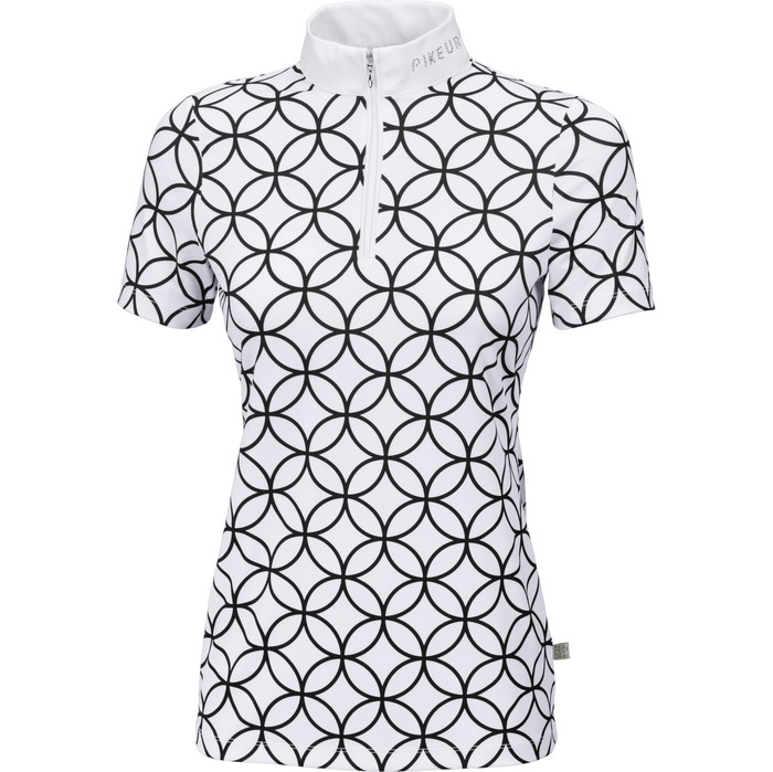 2022 Pikeur Womens Marou Competition Shirt 131000 233 290 - White / Black