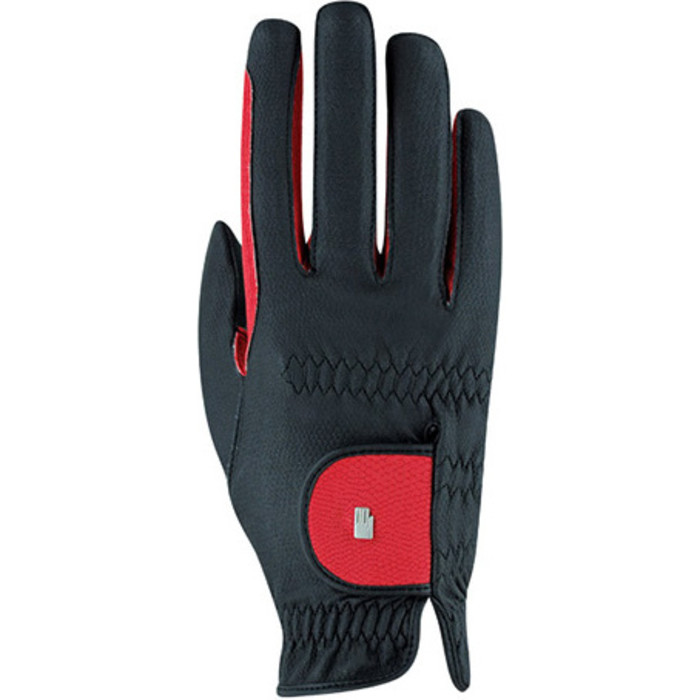 2022 Roeckl Malta Riding Gloves 301335 - Black / Red