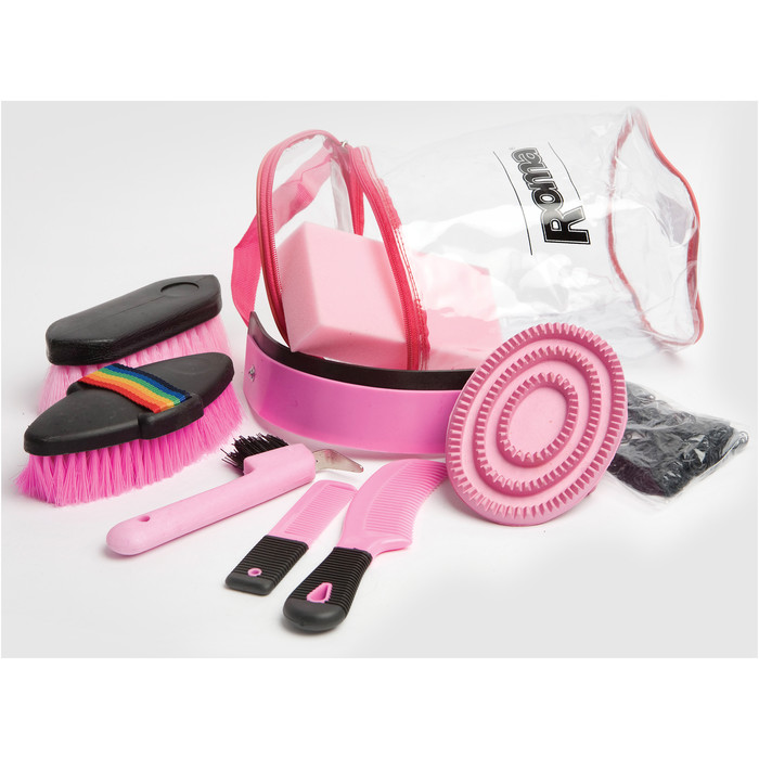 2022 Roma Cylinder 9 Piece Grooming Kit 401328 - Pink