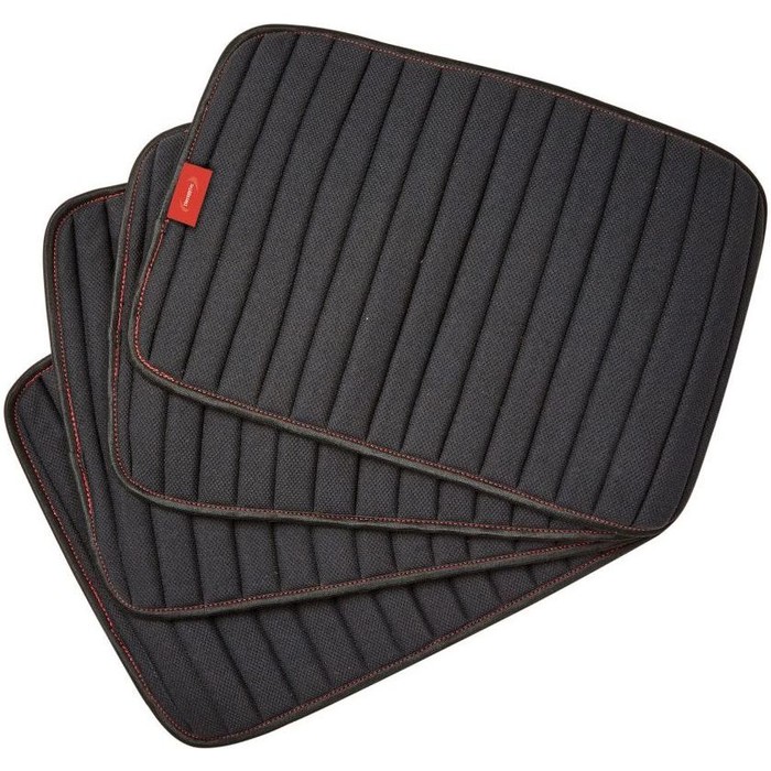 2022 Weatherbeeta Therapy-Tec Channel Quilt Leg Pads 4 Pack 1001575001 - Black / Red