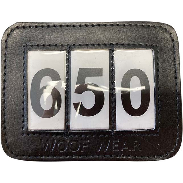 2022 Woof Wear Bridle Number Holder WS0024 - Black