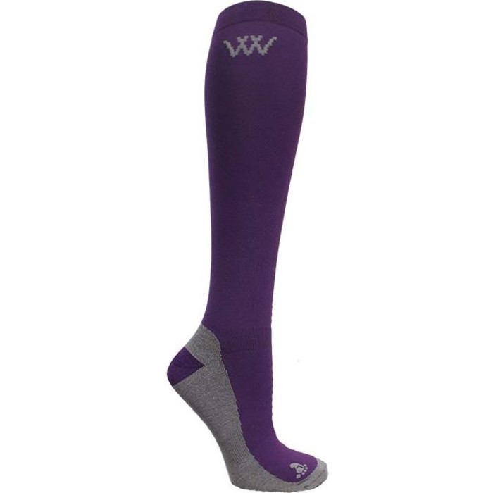 2022 Woof Wear Competition Riding Socks WW0018 - Damsen Purple