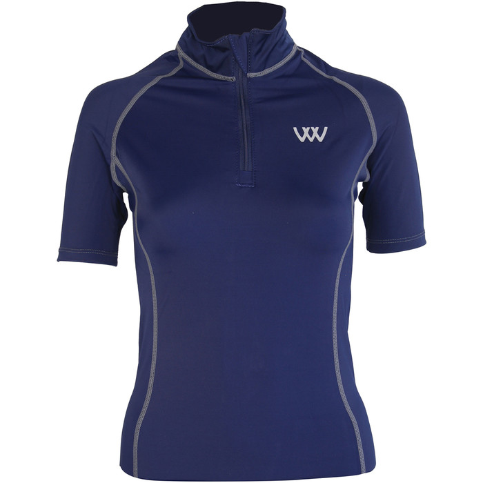 2022 Woof Wear Womens Short Sleeve Performance Riding Shirt WA0006 - Navy
