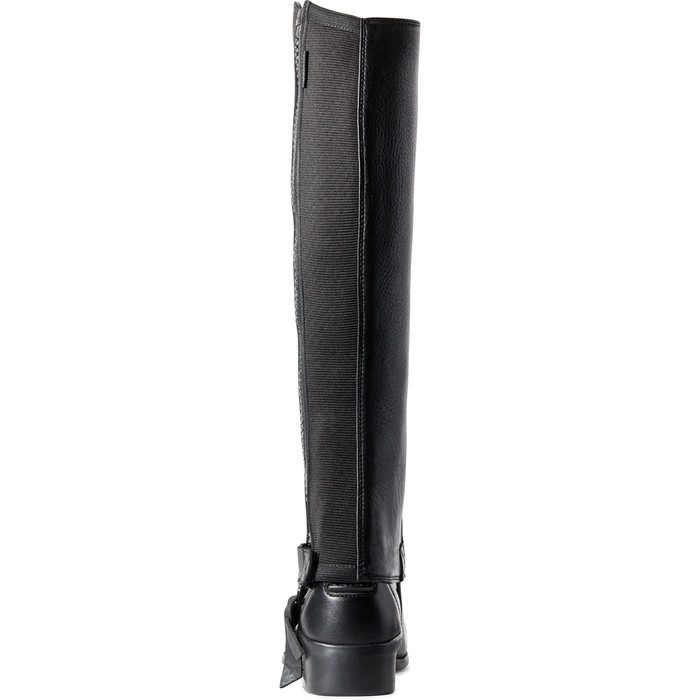 Demi-chaps Ariat Breeze En Cuir Lavable - Noir - Taille 17 1/2" H 15 1/2" Mollet