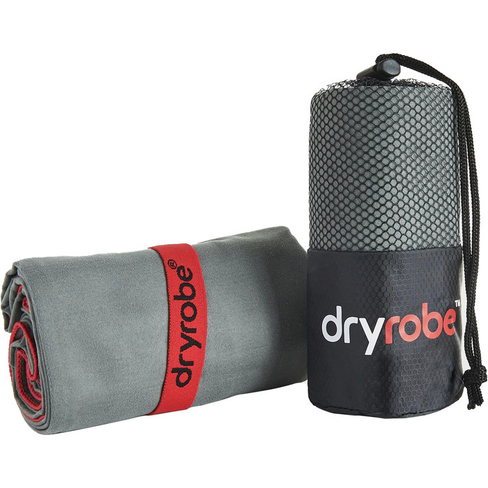2023 Dryrobe Micro Fibre Towel V3 V3DRMFT - Slate Grey