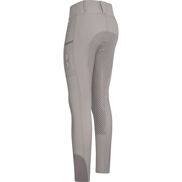 2023 HV Polo Womens Classic Full Grip Riding Tights 201093506 - Titanium -  Womens | The Drillshed