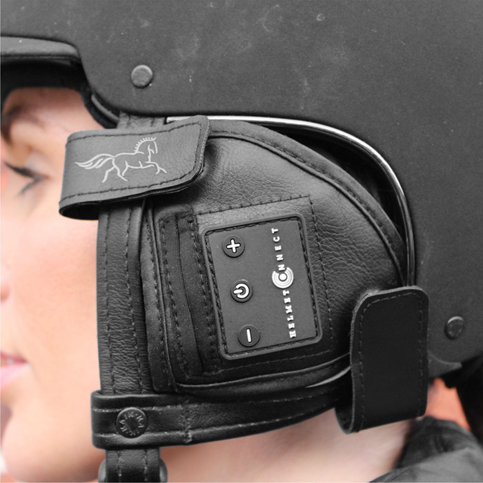 2023 HelmetConnect Bluetooth-Reitmtzenbefestigung FE050 - Schwarz