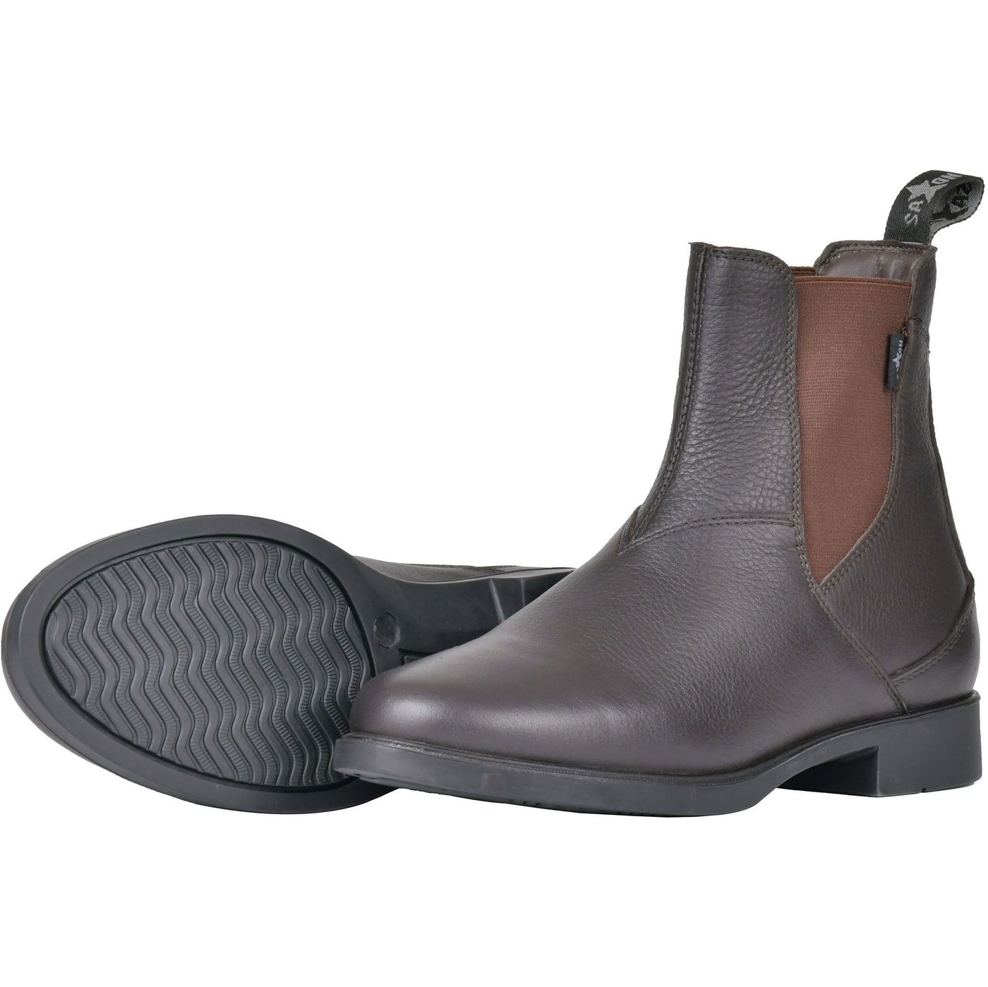 Saxon Childrens Allyn Jodhpur Riding Boots 1019372 - Brown - Childrens ...