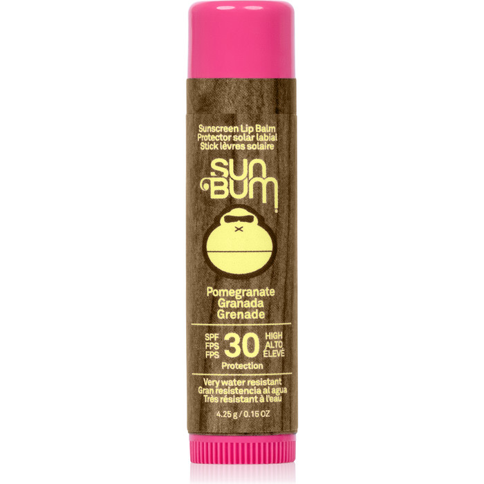 2023 Sun Bum Original 30 SPF Sunscreen CocoBalm Lip Balm 4.25g SB338796 - Pomegranate