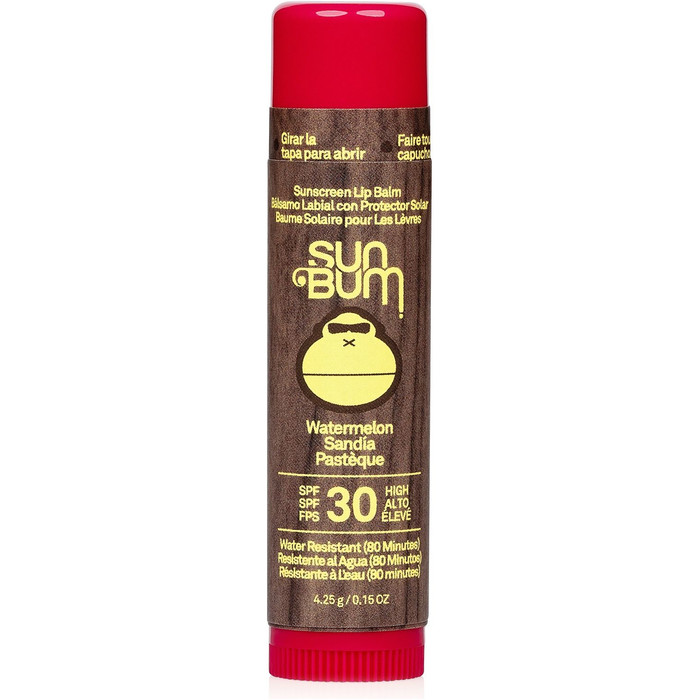 2023 Sun Bum Original 30 SPF Sunscreen CocoBalm Lip Balm 4.25g SB338796 - Watermelon